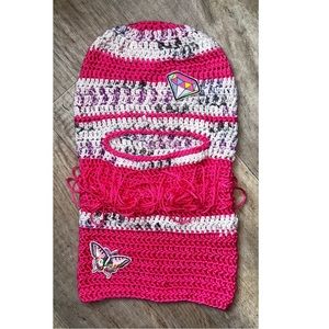 Distressed Balaclava Skimask  y2k